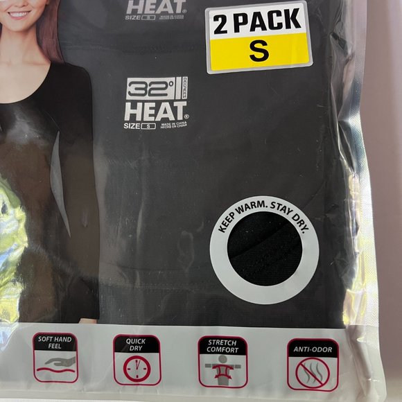 32 DEGREE HEAT Women's 2 Pack Long Sleeve Tops NIP - Picture 4 of 5